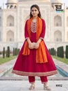 Afreen By Blue Hills Vichitra With Crep Kurti With Bottom Dupatta